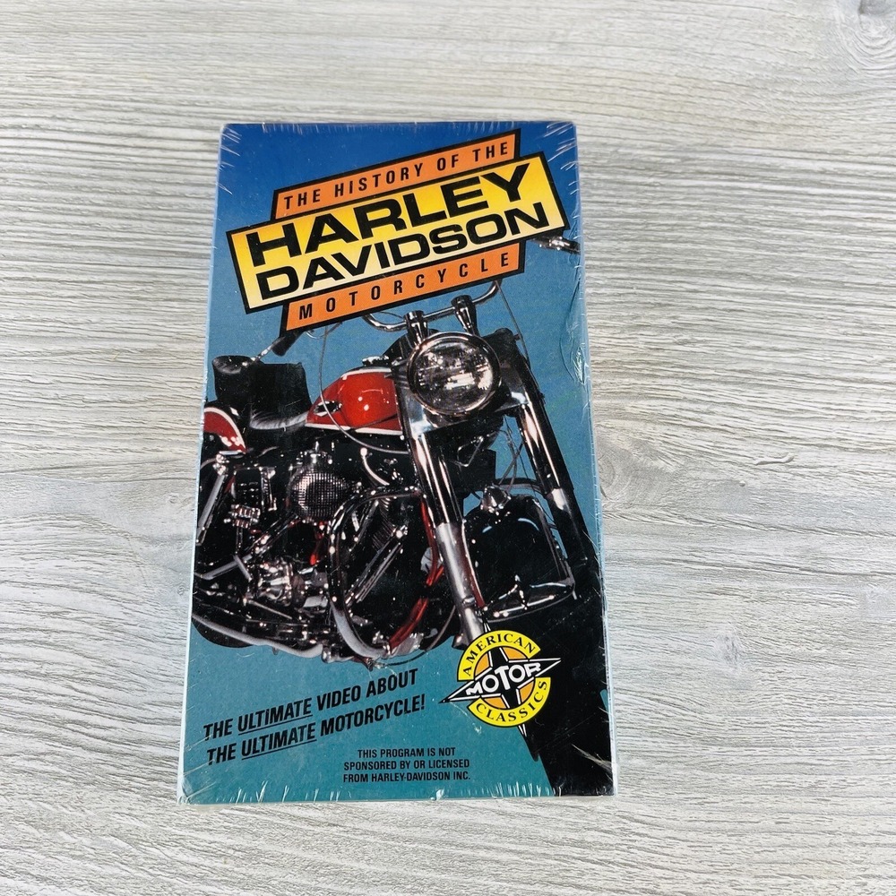 Harley Davidson Motorcycle History American Motor Classics Columbia VHS Tape